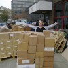 How to move 8000kg of books to the top floor of OPEN Ealing - get some help!