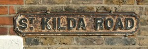 St Kilda Road sign