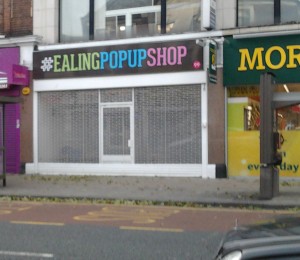 Ealing Pop Up Shop